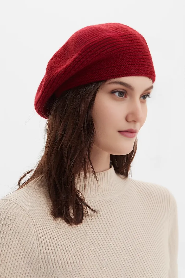 100 Cashmere  French Beret Hats