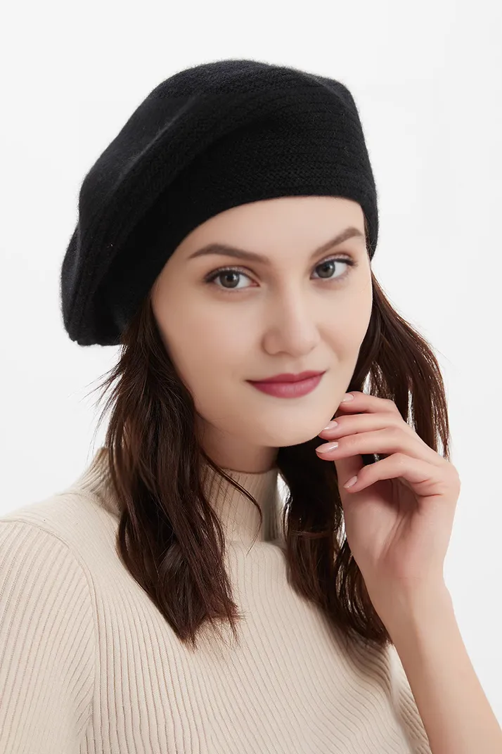 100 Cashmere  French Beret Hats