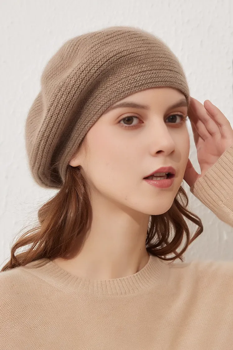 100 Cashmere  French Beret Hats