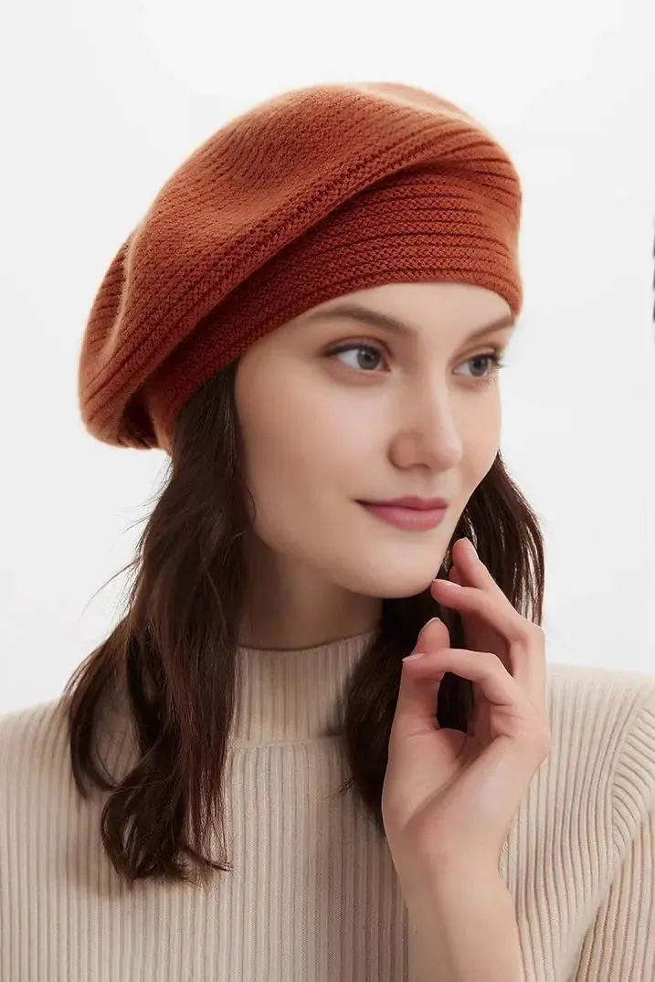 100 Cashmere  French Beret Hats