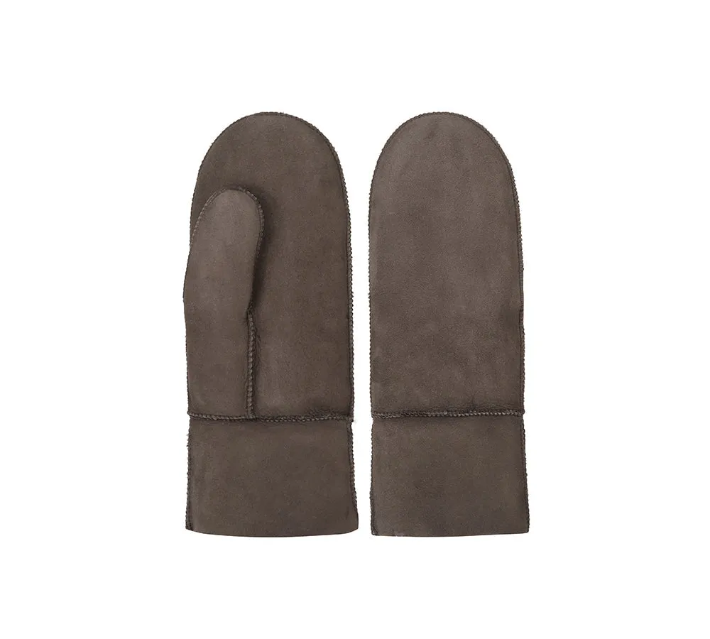 AUSTRALIAN SHEPHERD® Fluffy Sheepskin Wool Mittens