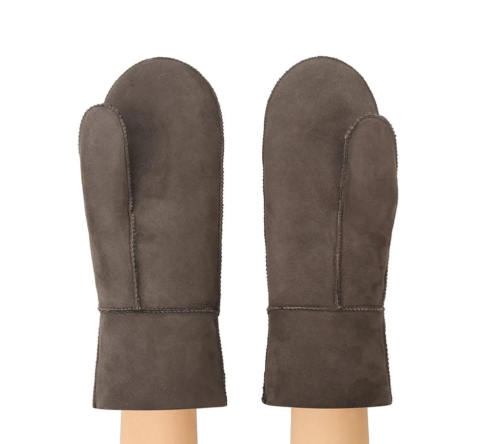 AUSTRALIAN SHEPHERD® Fluffy Sheepskin Wool Mittens