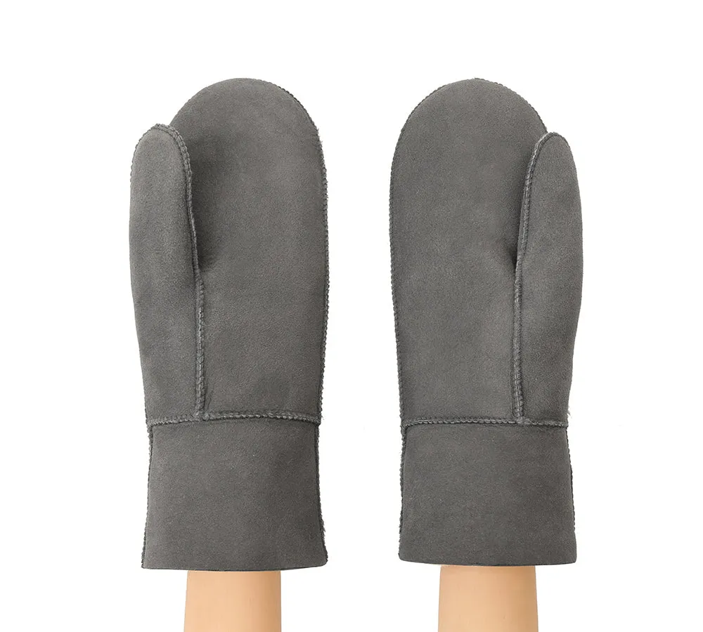 AUSTRALIAN SHEPHERD® Fluffy Sheepskin Wool Mittens