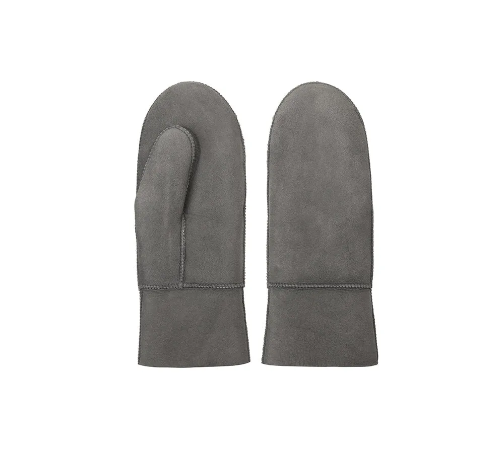 AUSTRALIAN SHEPHERD® Fluffy Sheepskin Wool Mittens