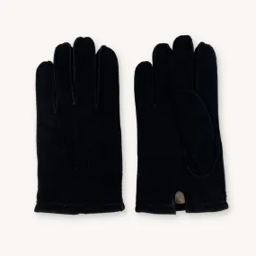 Black Suede Gloves