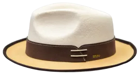 Bruno Capleo OU-853 The Outcast Fedora Bone/Camel