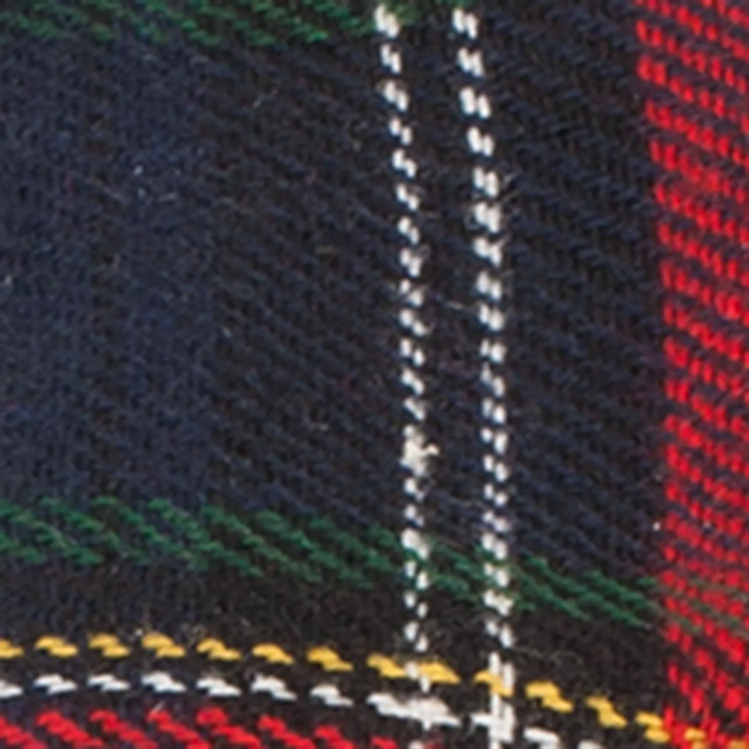 Buckle Tartan Glove