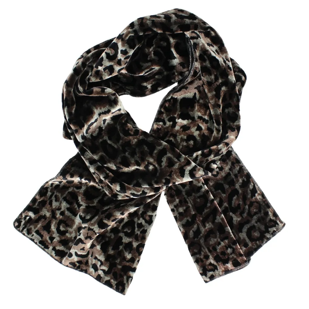 Burnout Velvet Scarf