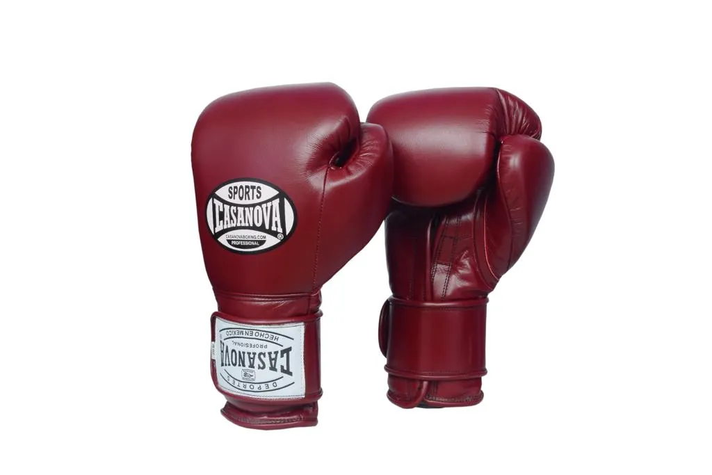 Casanova Boxing®Velcro - Burgundy