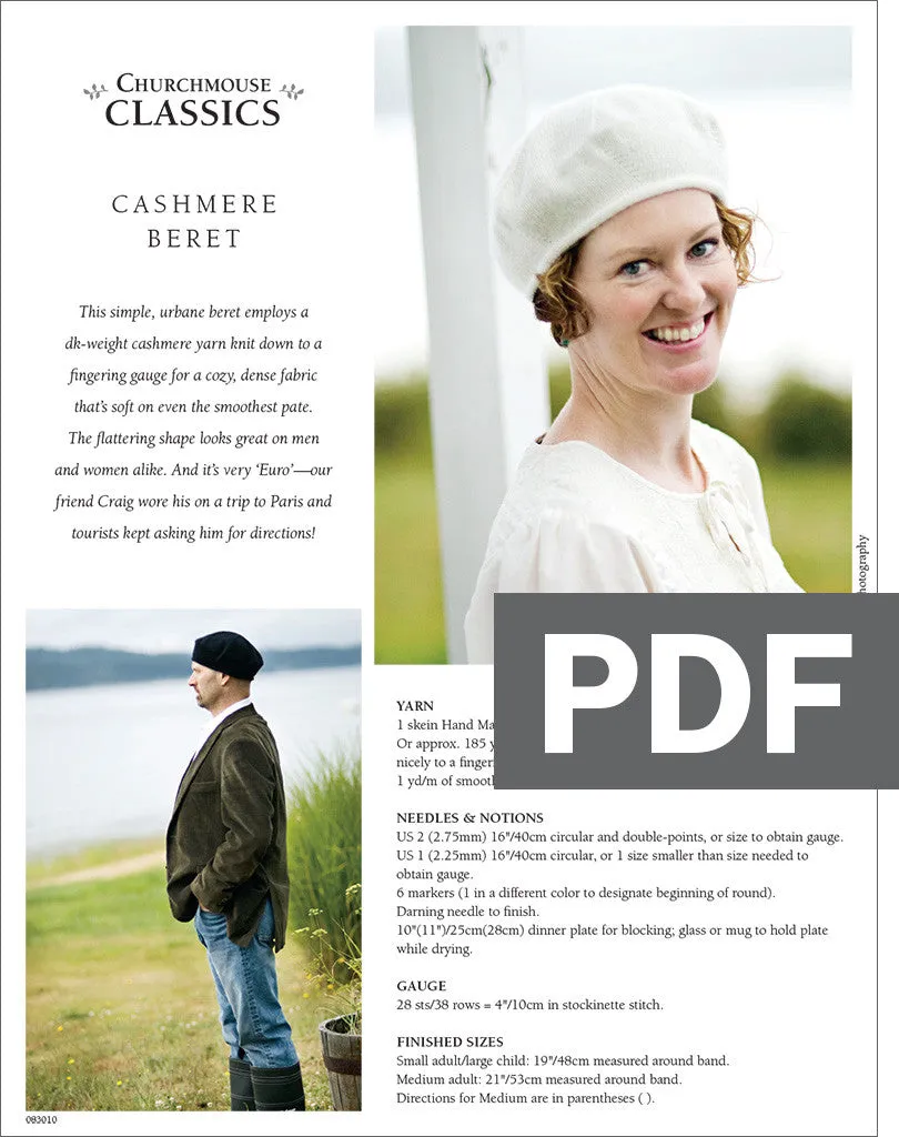 Cashmere Beret Pattern