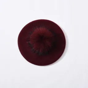 Clarence Beret Claret