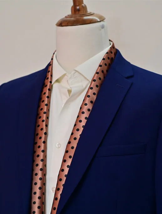 Coral Sands Polka Dot - Silk Men Scarves