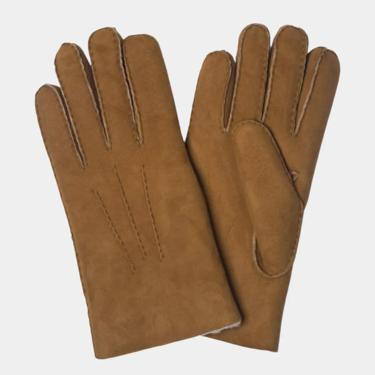 Cork Brown Sheepskin Gloves