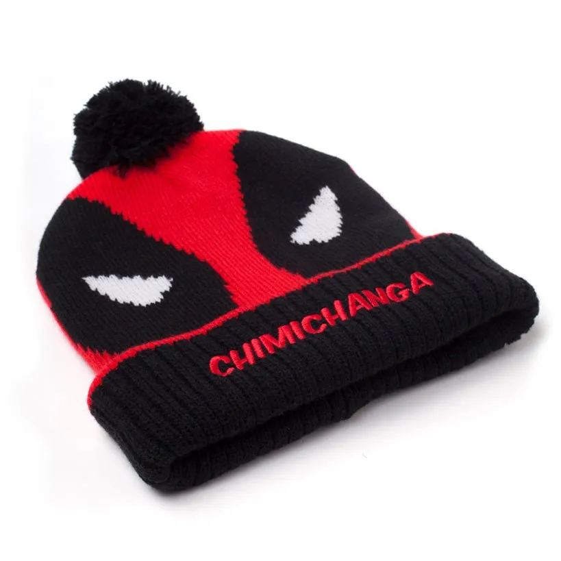 Deadpool Bobble Hat and Scarf Set