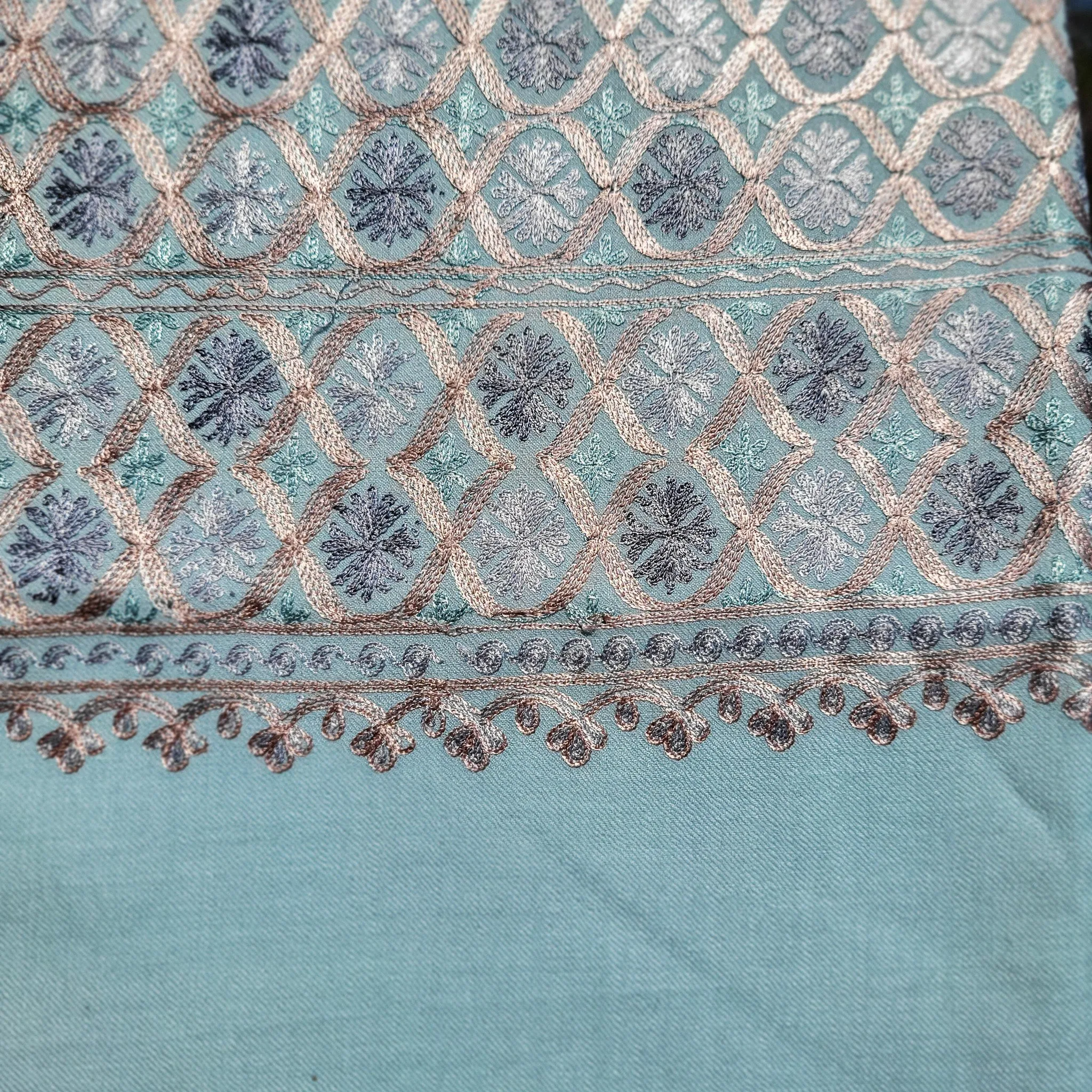 Embroidered Pashmina Small Circle