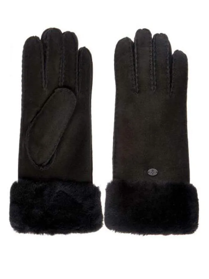 Emu T Australia Apollo Bay Black Sheepskin Gloves W9405