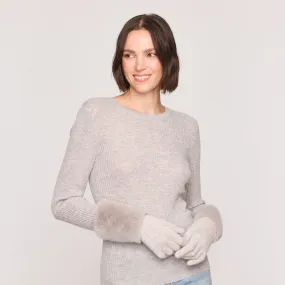 Faux Fur Cuff Gloves