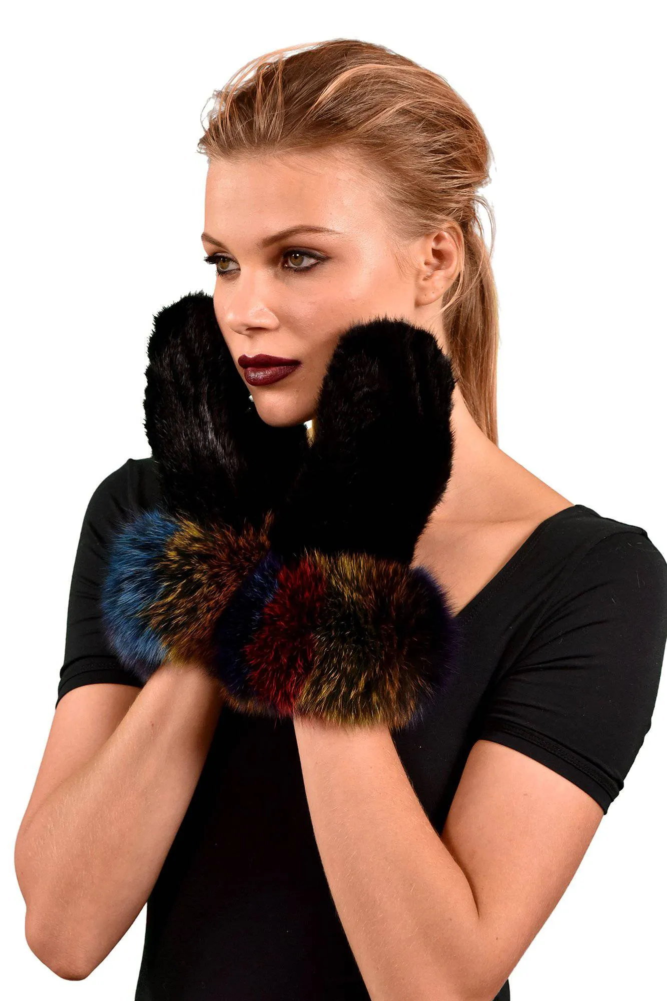 Fox/Mink Mittens