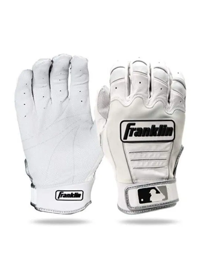 Franklin CFX Pro Adult Batting Gloves - Pearl White