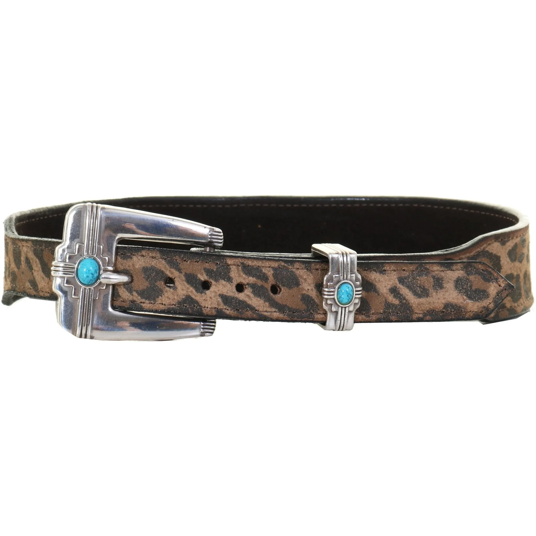 HATB05 - Leopard Suede Hat Band