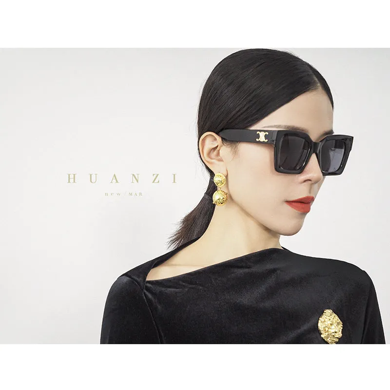 Huanzi new elegant slanted collar acetate velvet waist slit dress mid-length female- Eli