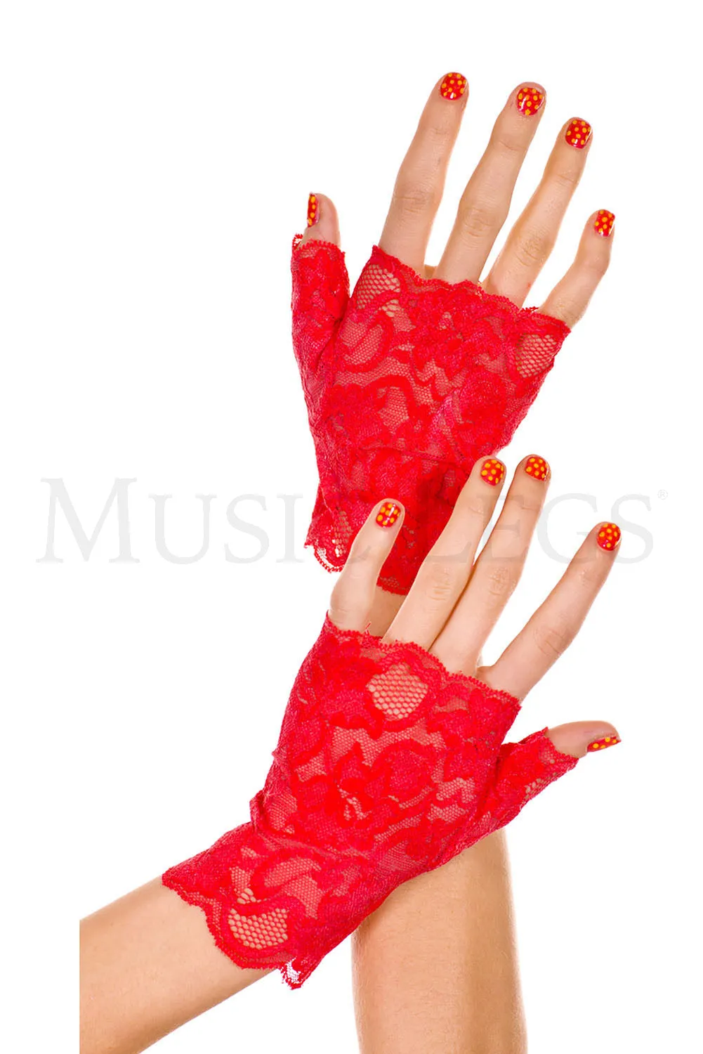 Lace Fingerless Gloves