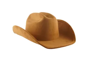 Nashville Suede Cowgirl Hat - Tan