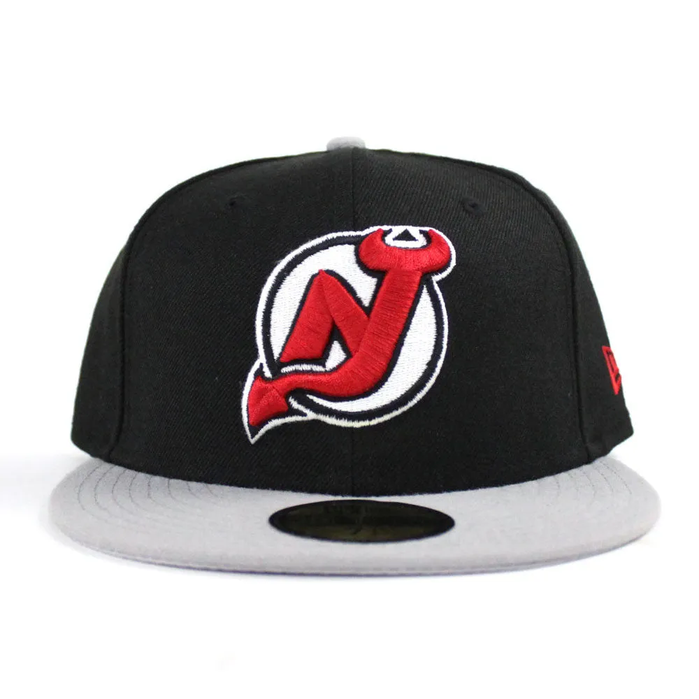 New Jersey Devils New Era 59Fifty Fitted Hat (Black Gray Gray Under Brim)