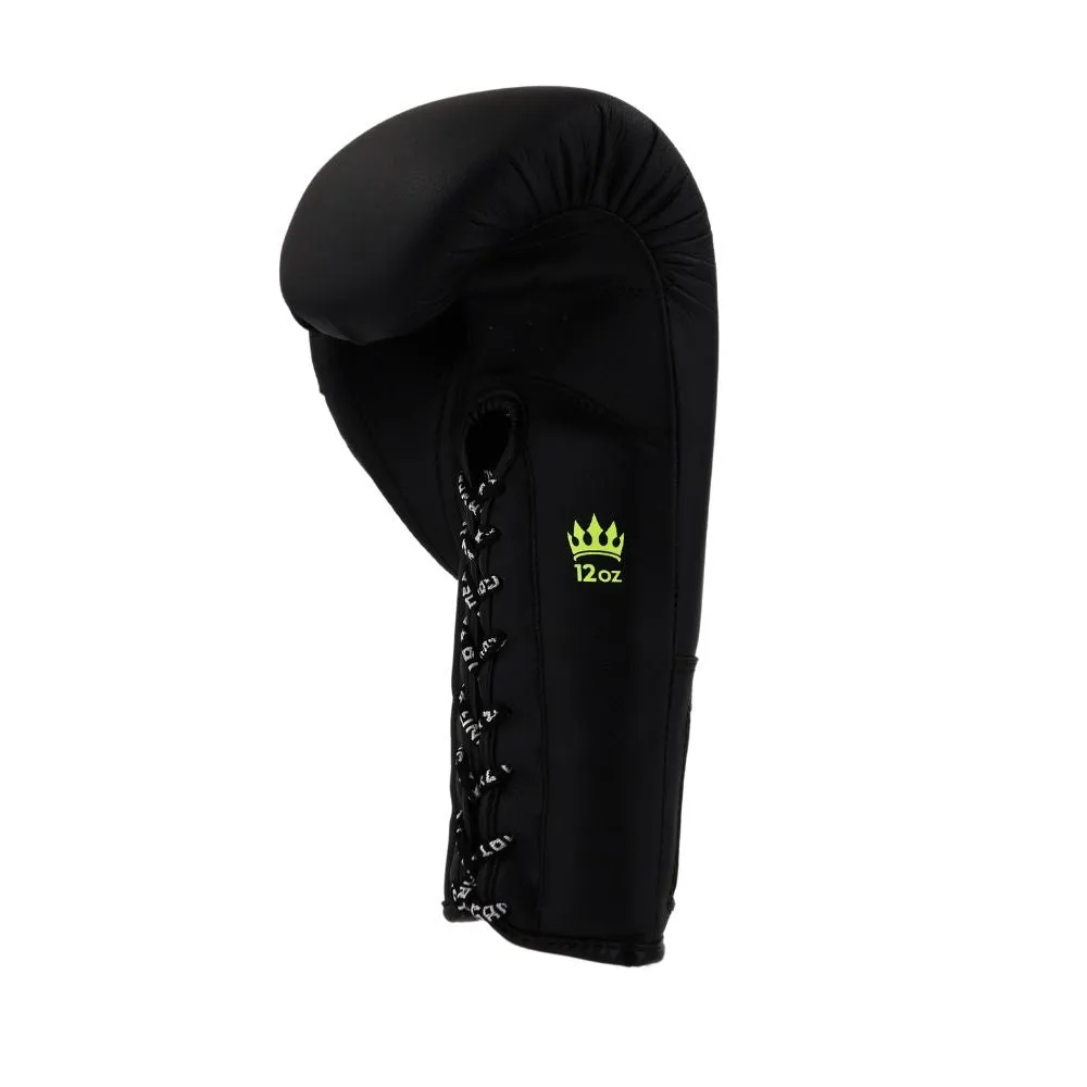 Playerz SparTech Lace Boxing Gloves - Black/Neon