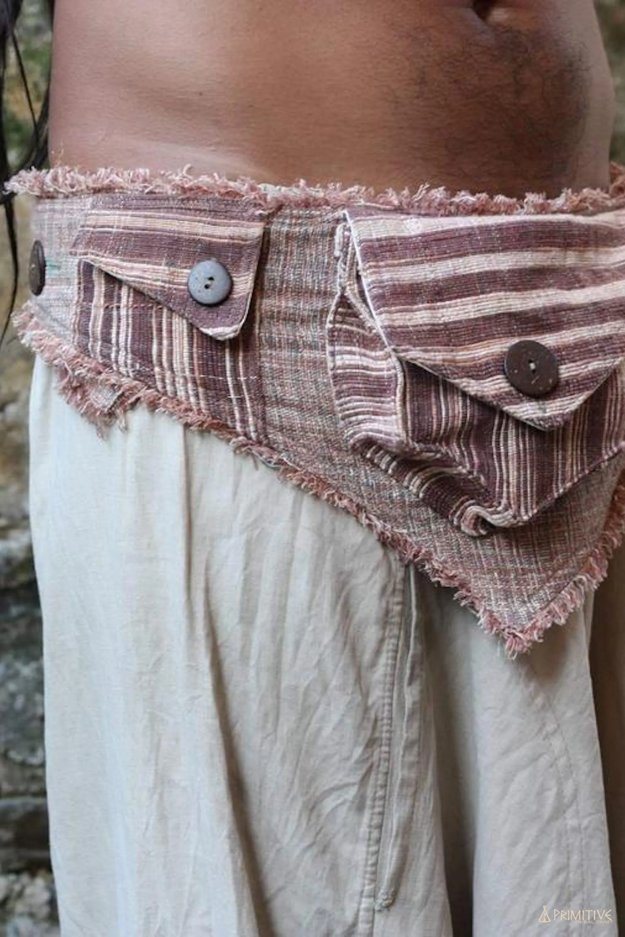 Pocket Belt ⋙⋘ Handwoven Khadi Cotton