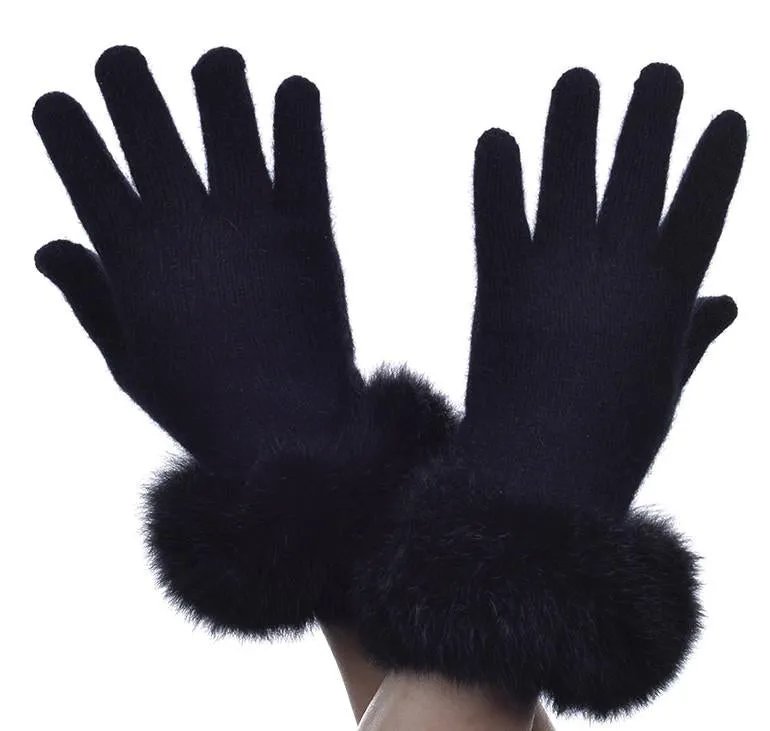 Possum Merino Fur Trim Glove