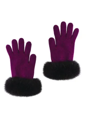 Possum Merino Fur Trim Glove