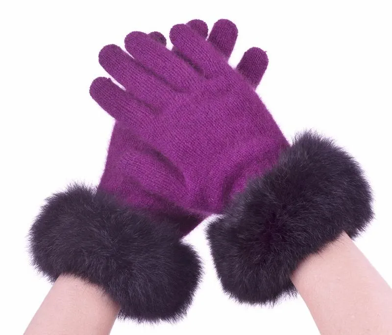 Possum Merino Fur Trim Glove