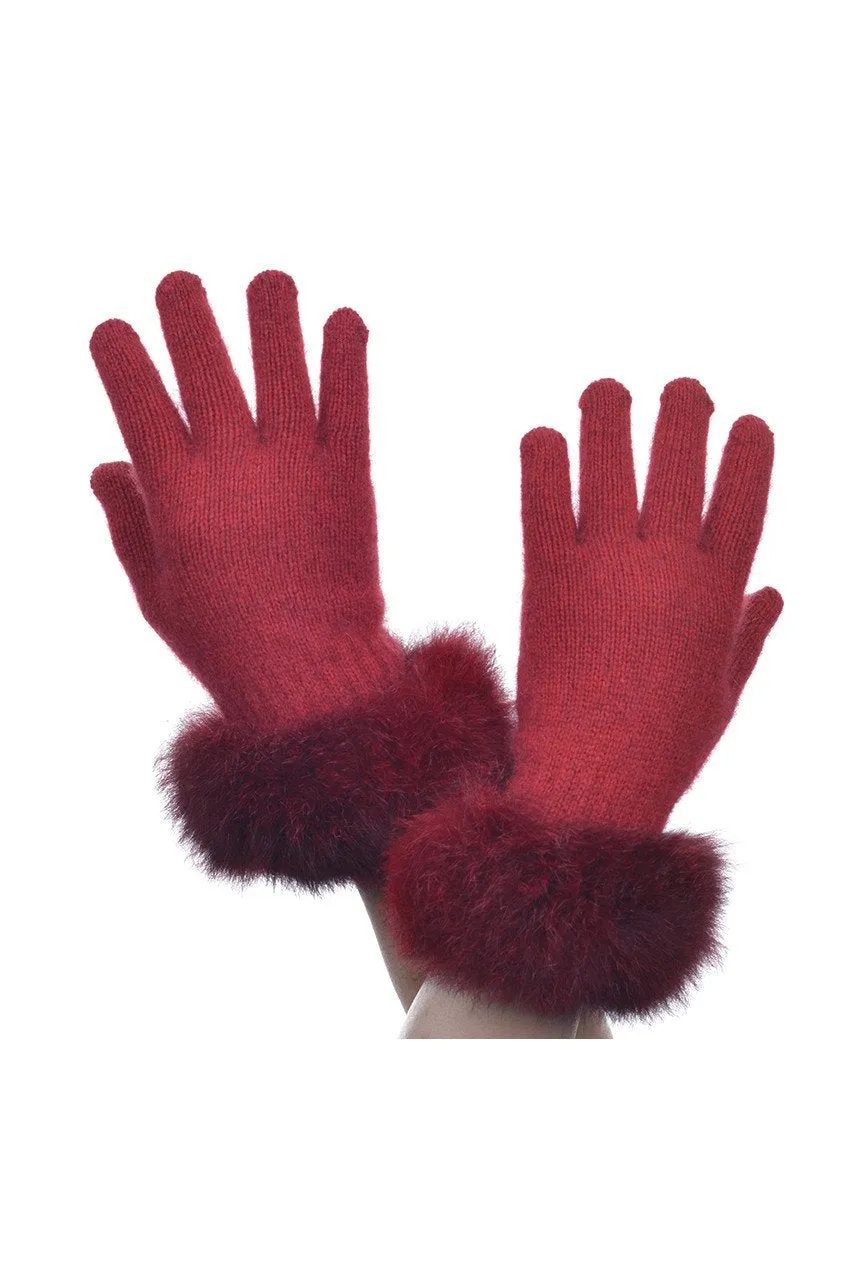 Possum Merino Fur Trim Glove