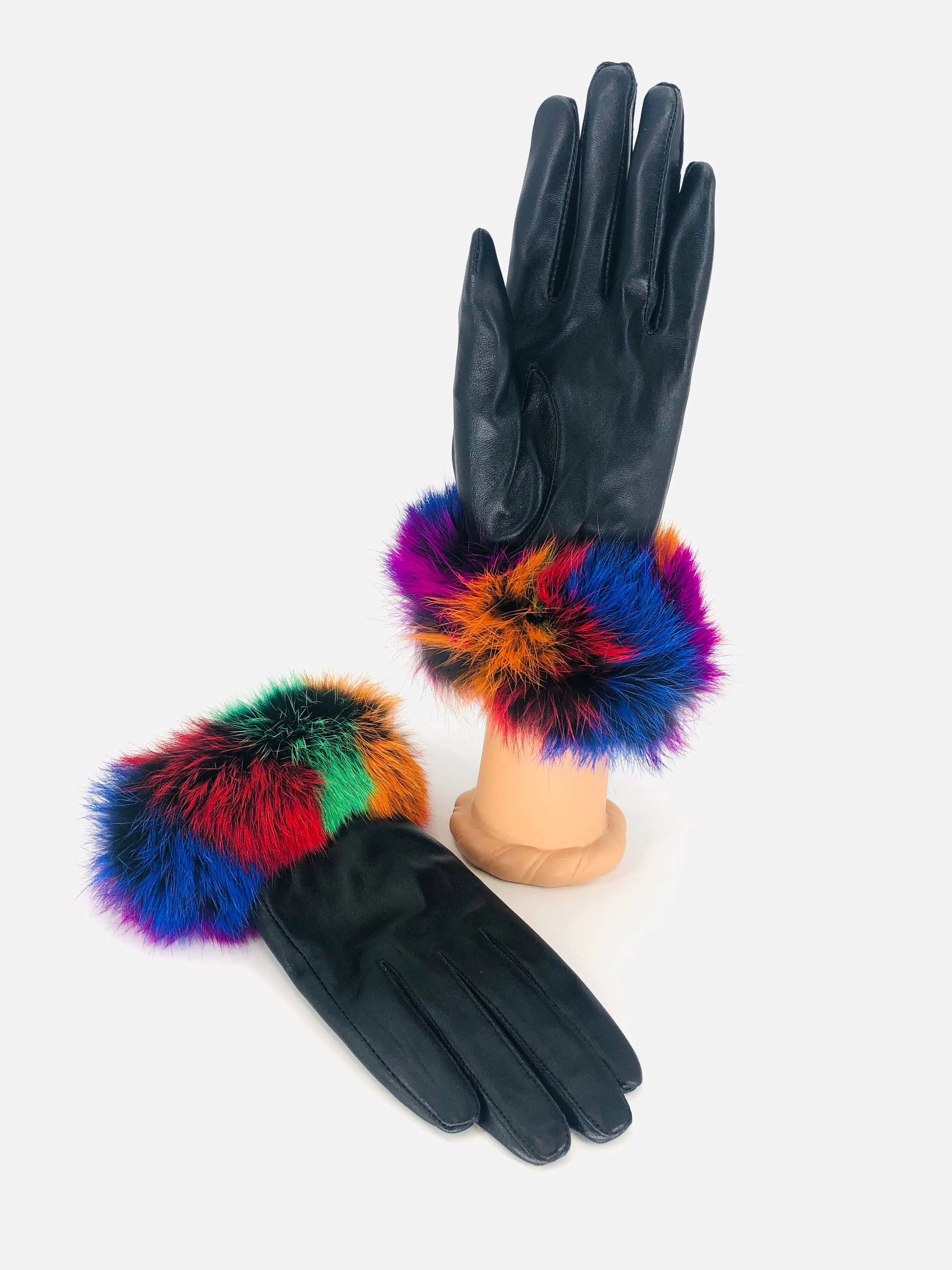 Rex Rabbit Leather Gloves - 4 Colors