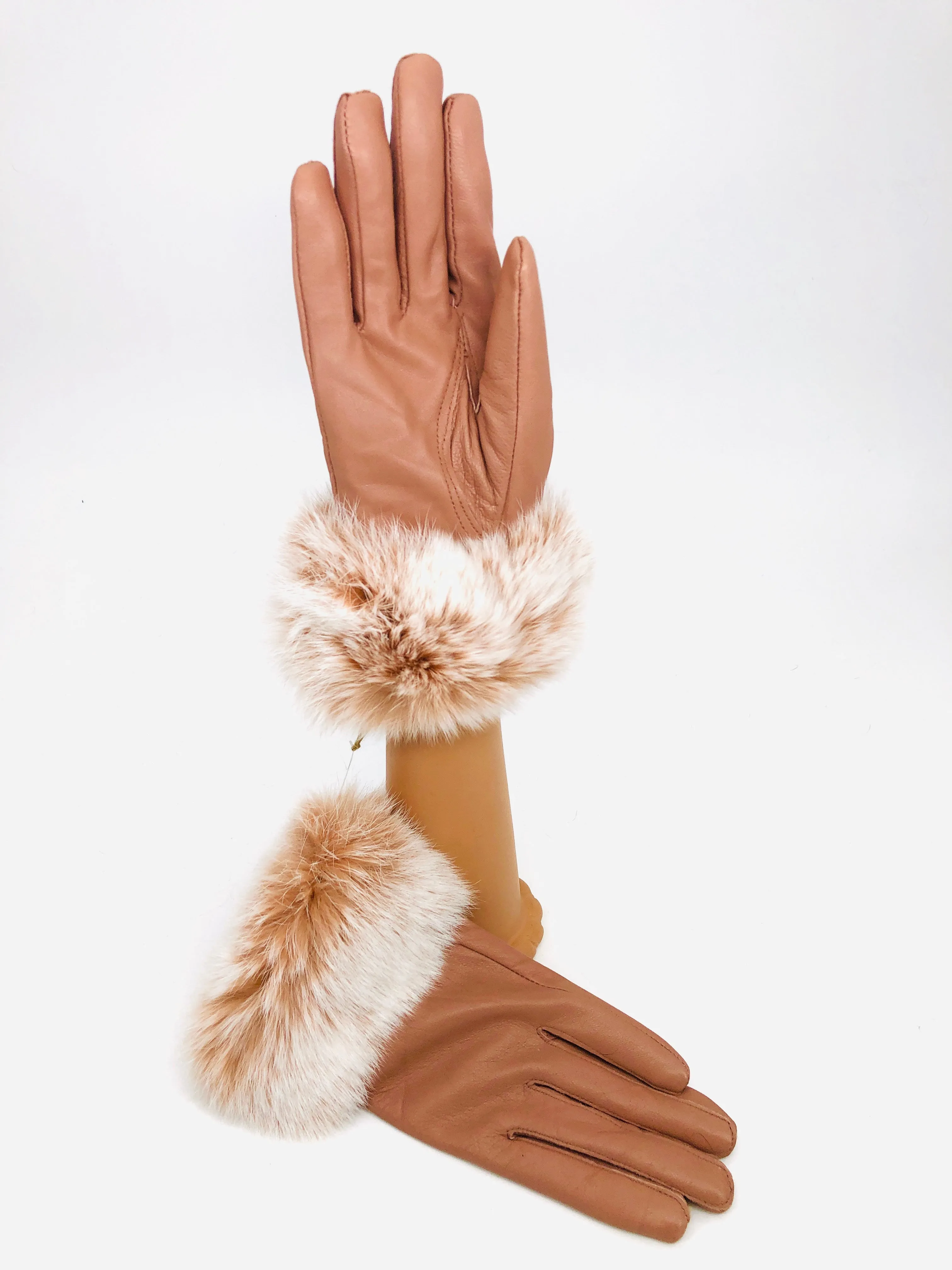 Rex Rabbit Leather Gloves - 4 Colors