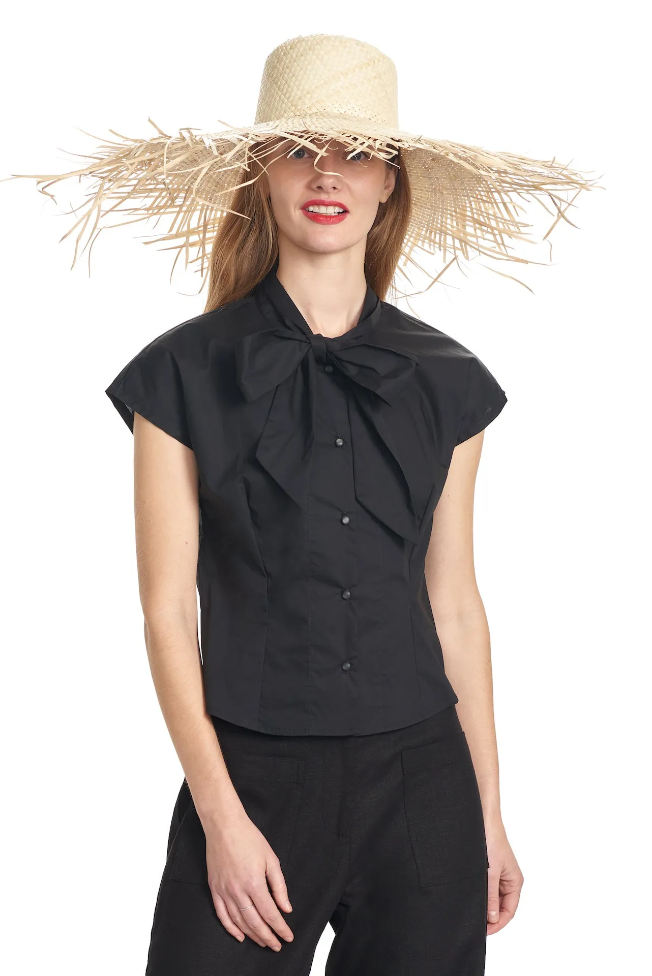 RIO Straw fringed Hat