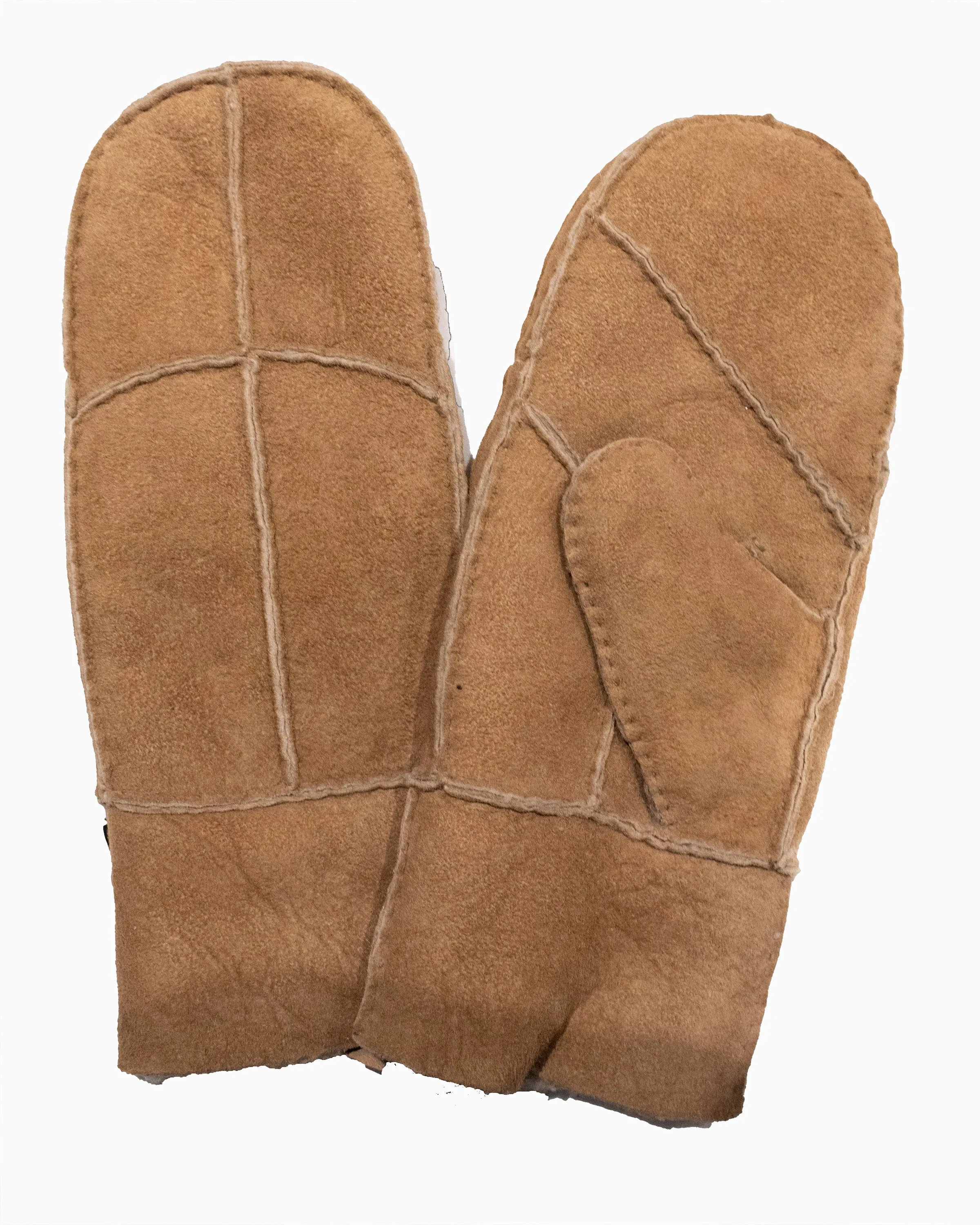 SHEARLING MITTENS