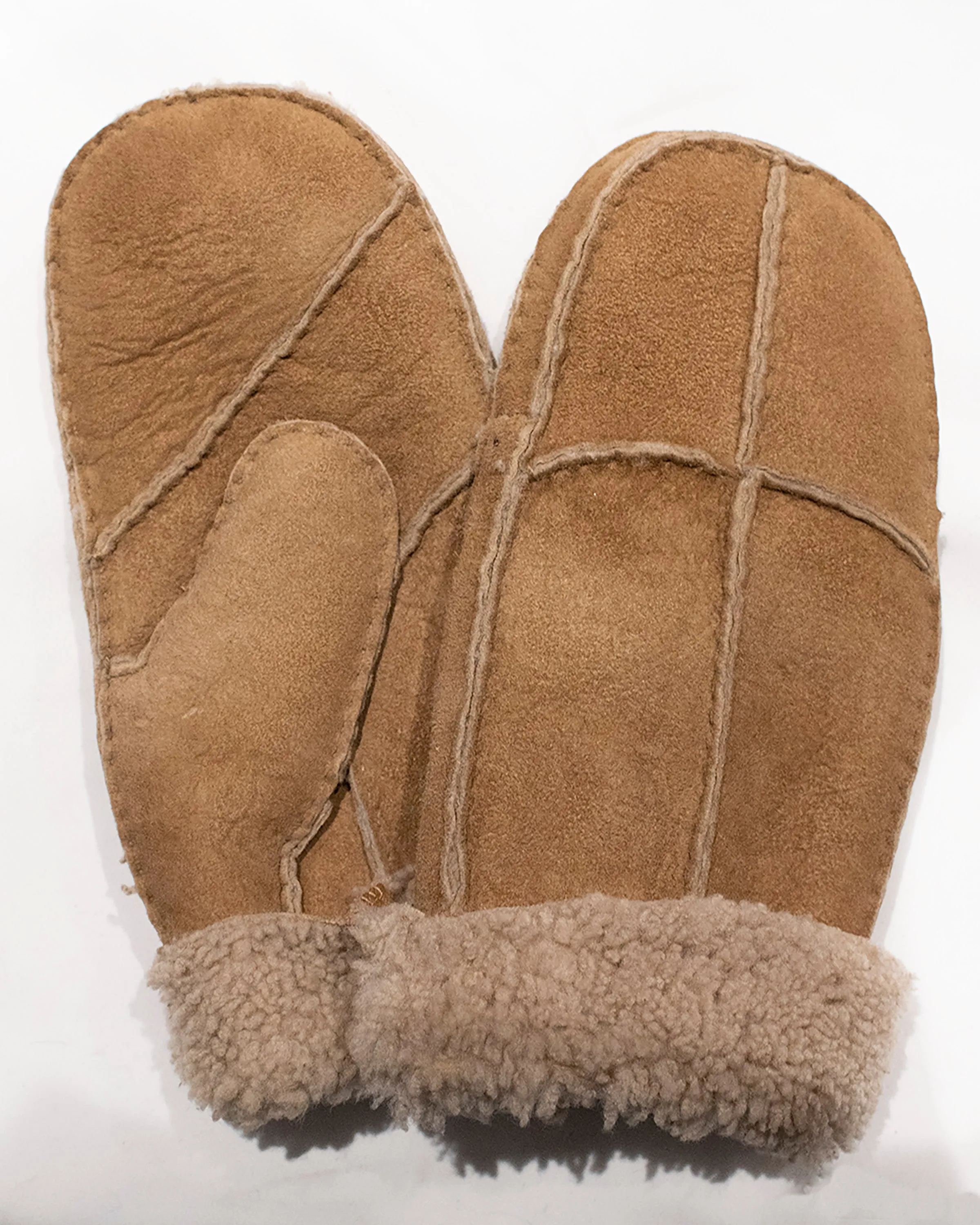 SHEARLING MITTENS