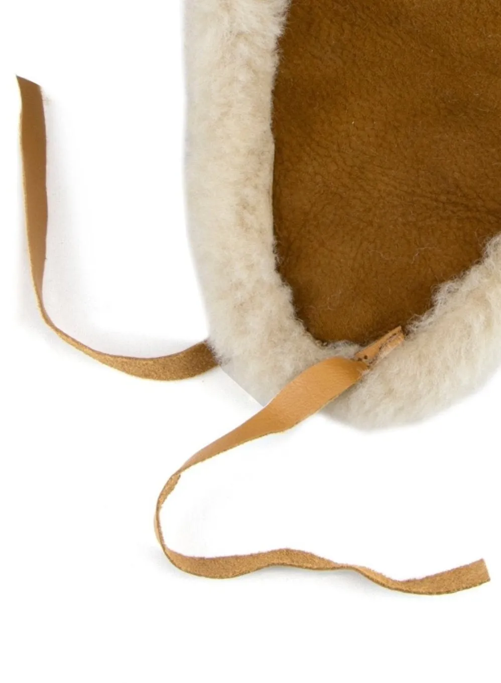 Sheepskin Trapper Hat with Ties