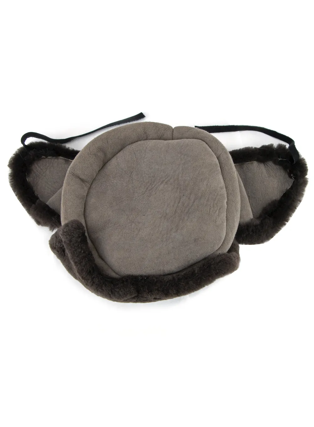 Sheepskin Trapper Hat with Ties