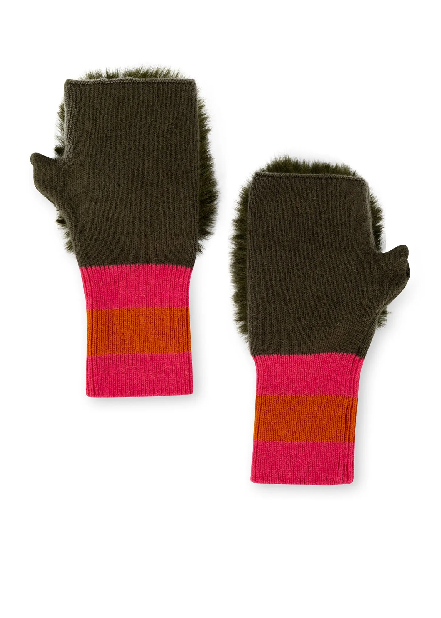 Showoff Fluff Fingerless Glove