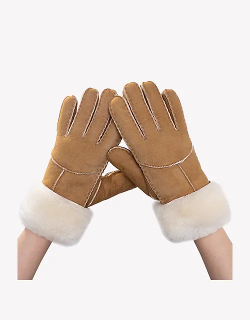 Stacey Ladies Gloves In Chestnut