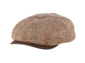 Stetson Chadwick Harris Tweed Wool Newsboy