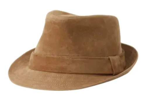 The Suede Leather Fedora