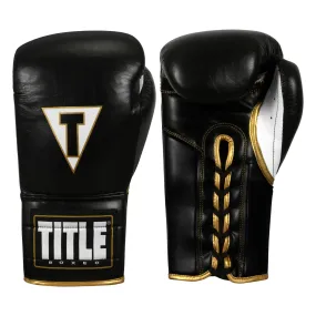 TITLE Boxeo Mexican Leather Lace Training Gloves Quatro