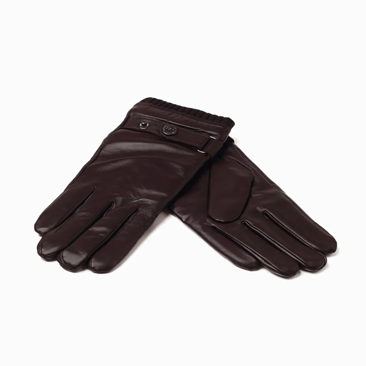 Ugg Mens Silver Stud Tab Glove (Touch Screen)