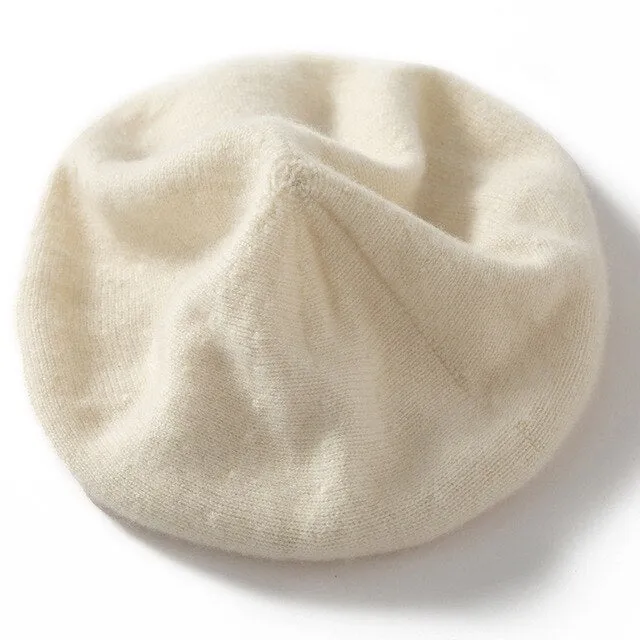 Women Berets 100% Pure Goat Cashmere