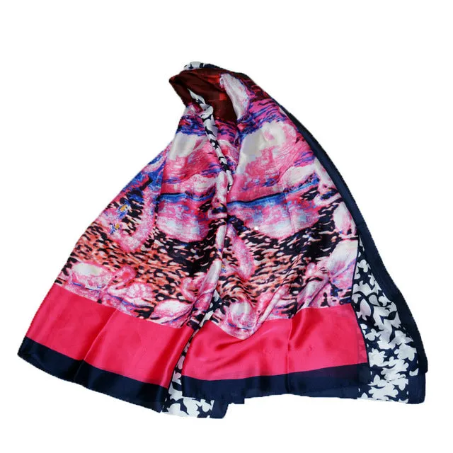 Women Shawl High Quality Silk Scarf