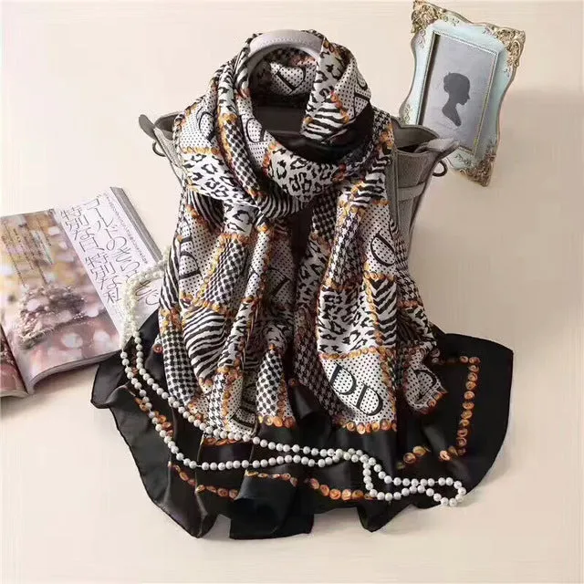 Women Shawl High Quality Silk Scarf